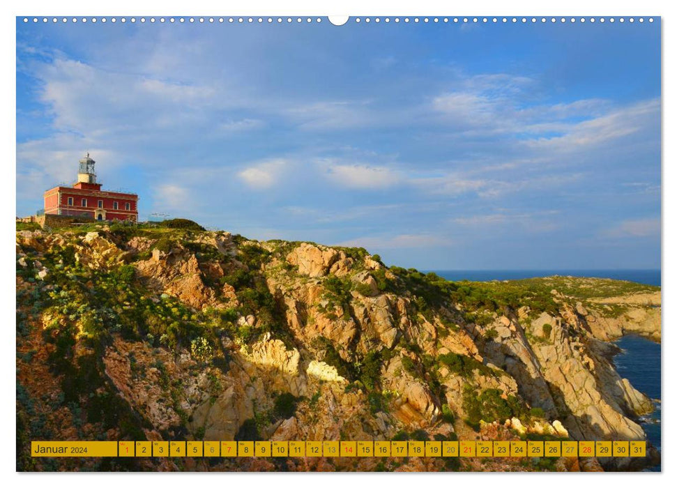 Sardiniens magische Küsten (CALVENDO Wandkalender 2024)