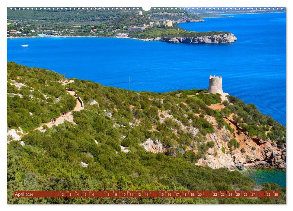 Sardinia's magical coasts (CALVENDO wall calendar 2024) 