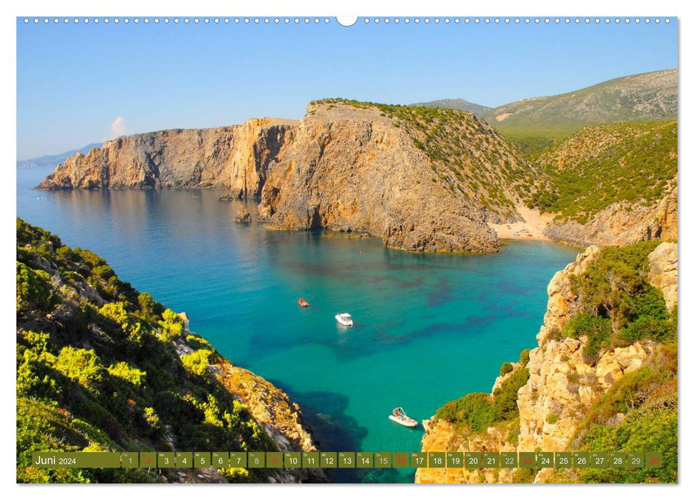 Sardinia's magical coasts (CALVENDO wall calendar 2024) 