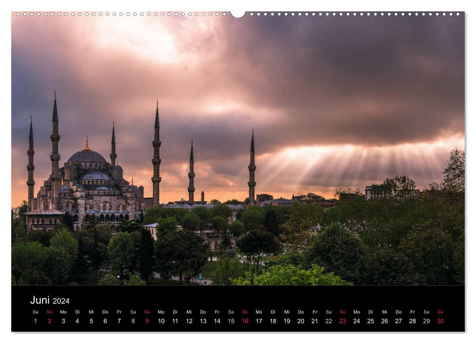 Istanbul - Stadt am Bosporus (CALVENDO Premium Wandkalender 2024)