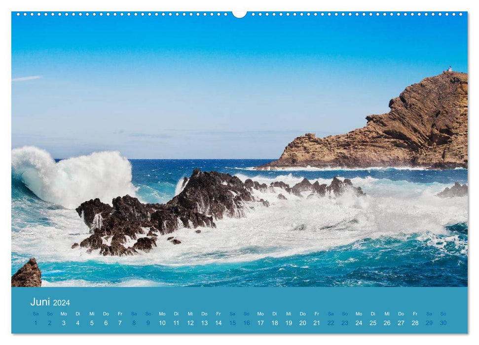 Berg, Land und Meer - Eine Reise durch die Landschaften (CALVENDO Premium Wandkalender 2024)