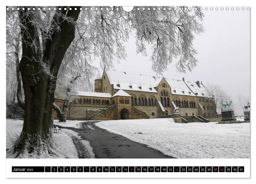 Harz National Park Untouched nature and tranquil cities (CALVENDO wall calendar 2024) 