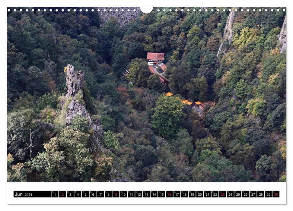 Harz National Park Untouched nature and tranquil cities (CALVENDO wall calendar 2024) 