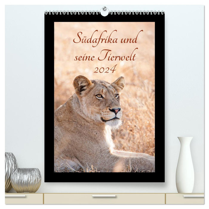 Südafrika und seine Tierwelt (CALVENDO Premium Wandkalender 2024)