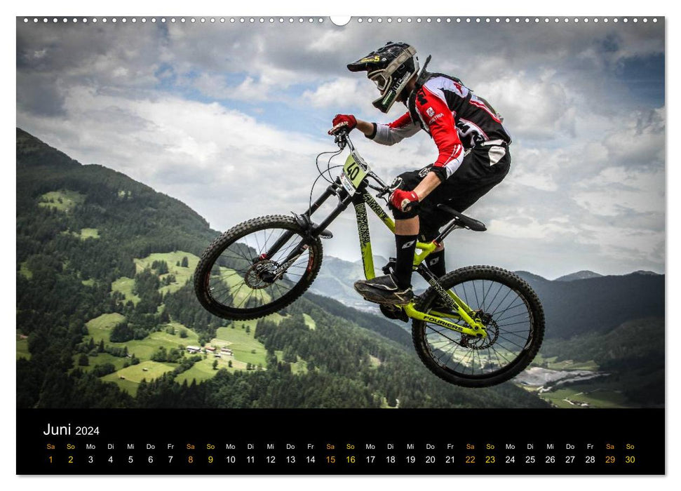 Downhill Racing 2024 (CALVENDO Premium Wandkalender 2024)