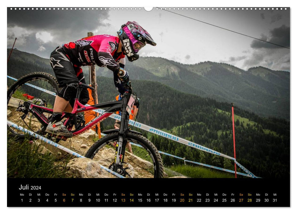 Downhill Racing 2024 (CALVENDO Premium Wandkalender 2024)