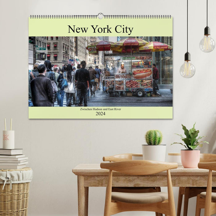 New York City - Between Hudson and East River (CALVENDO wall calendar 2024) 