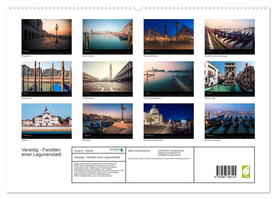 Venedig - Facetten einer Lagunenstadt (CALVENDO Premium Wandkalender 2024)