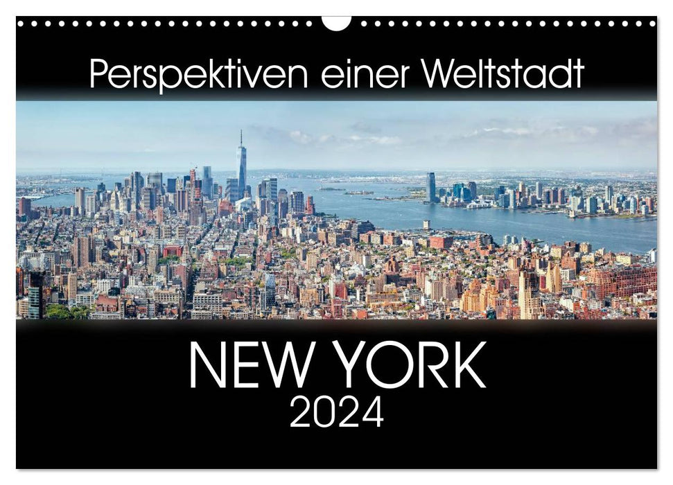 Perspectives d'une ville globale - New York (Calendrier mural CALVENDO 2024) 