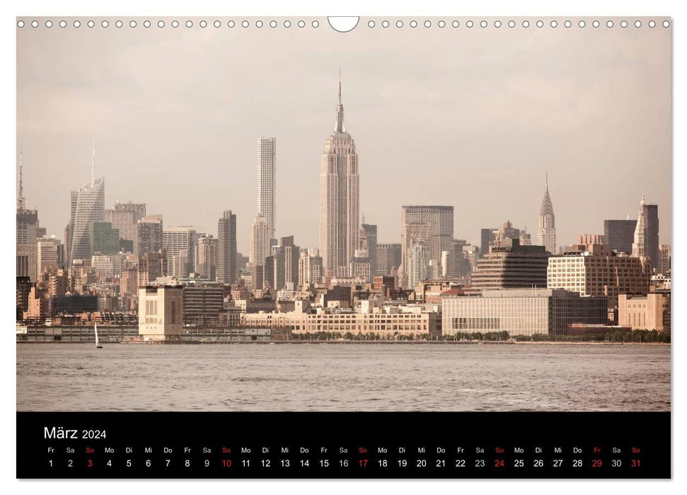 Perspektiven einer Weltstadt - New York (CALVENDO Wandkalender 2024)