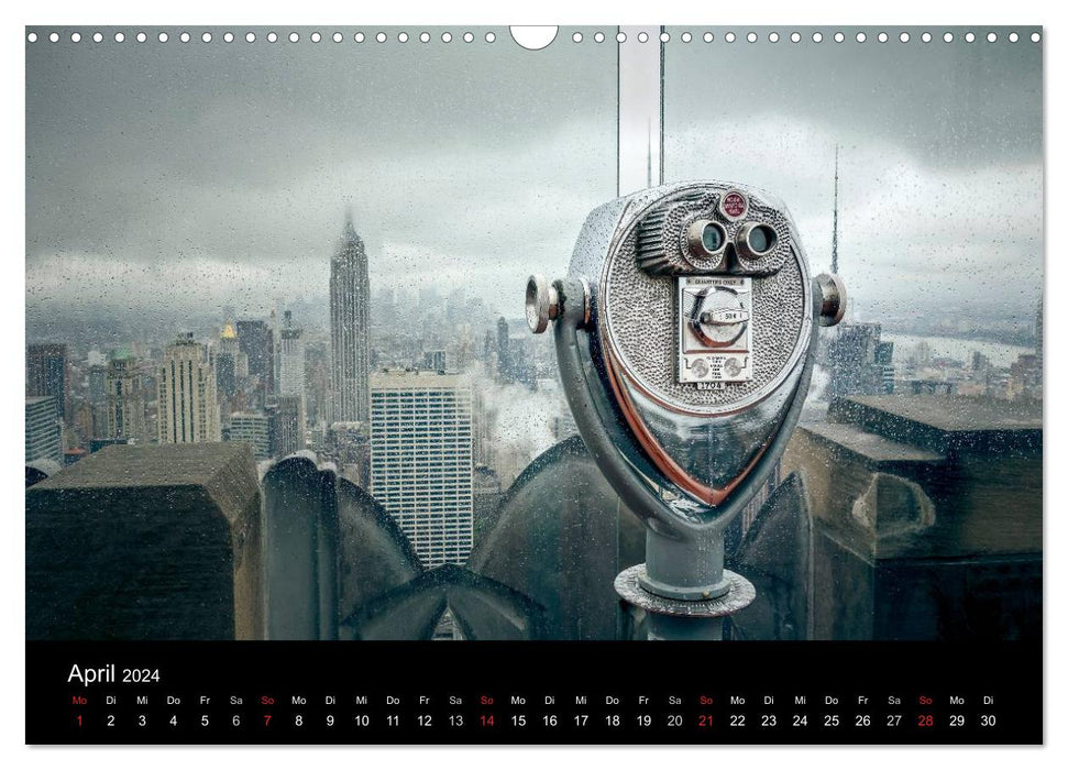 Perspektiven einer Weltstadt - New York (CALVENDO Wandkalender 2024)