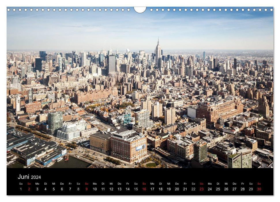 Perspektiven einer Weltstadt - New York (CALVENDO Wandkalender 2024)