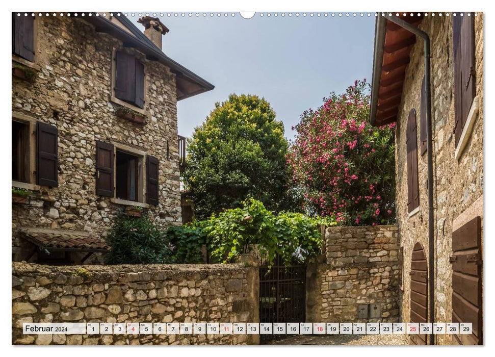 LAKE GARDA Places on the picturesque eastern shore (CALVENDO wall calendar 2024) 