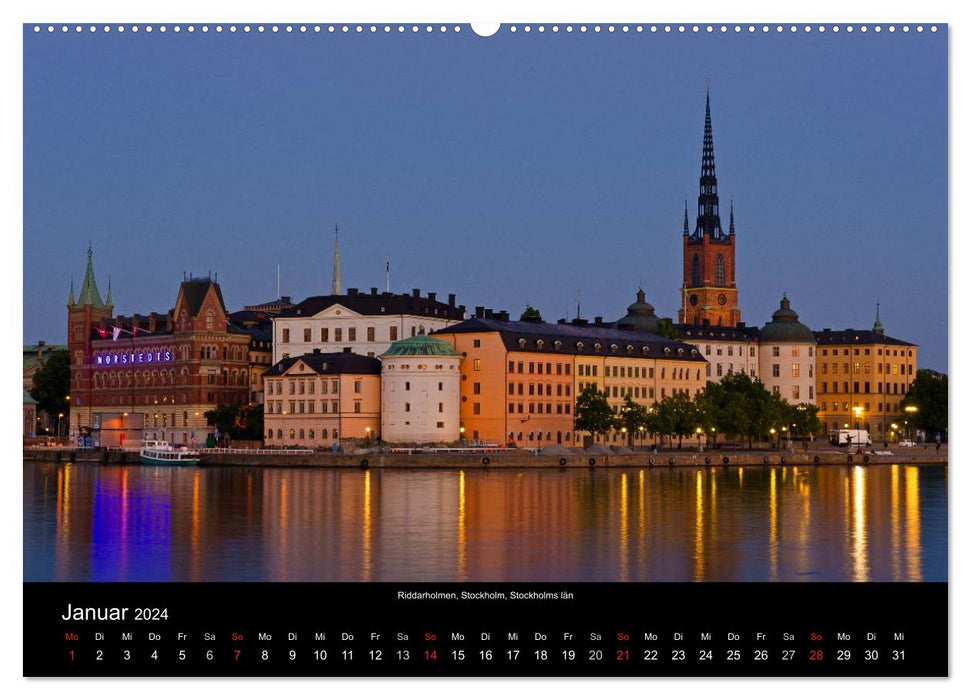 Southern Sweden (CALVENDO Premium Wall Calendar 2024) 