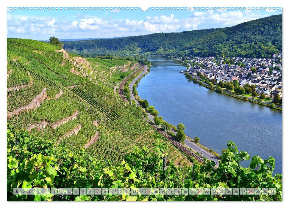 Bildschön - Die Mosel (CALVENDO Premium Wandkalender 2024)