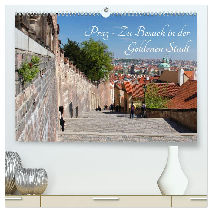 Prague - Visiting the Golden City (CALVENDO Premium Wall Calendar 2024) 