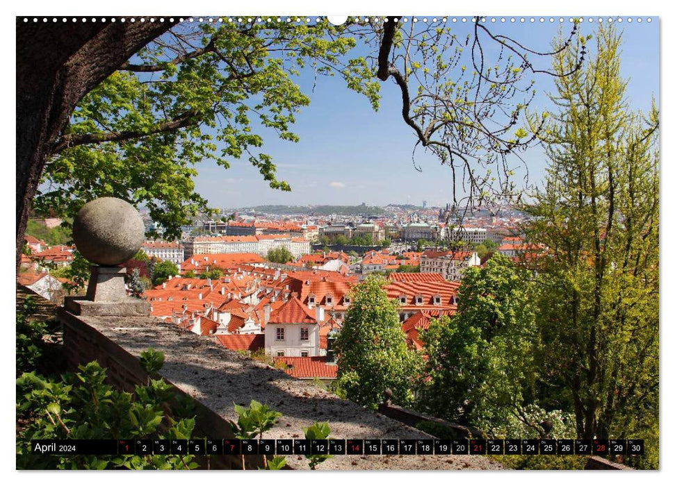 Prague – Visiter la ville dorée (Calvendo Premium Wall Calendar 2024) 