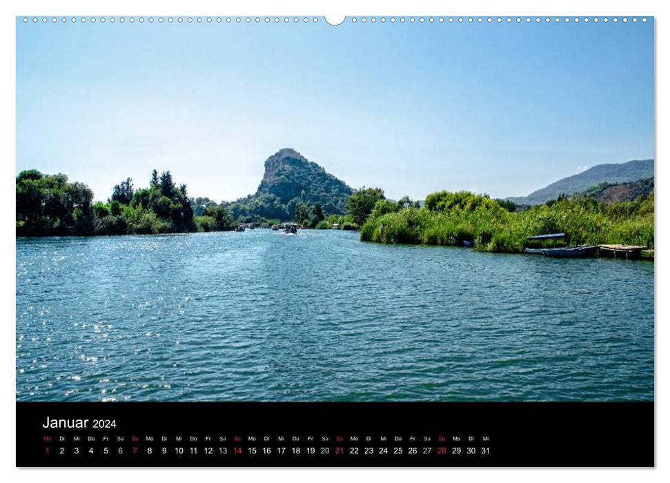 Turkish Riviera - Along the Lycian Coast (CALVENDO Wall Calendar 2024) 