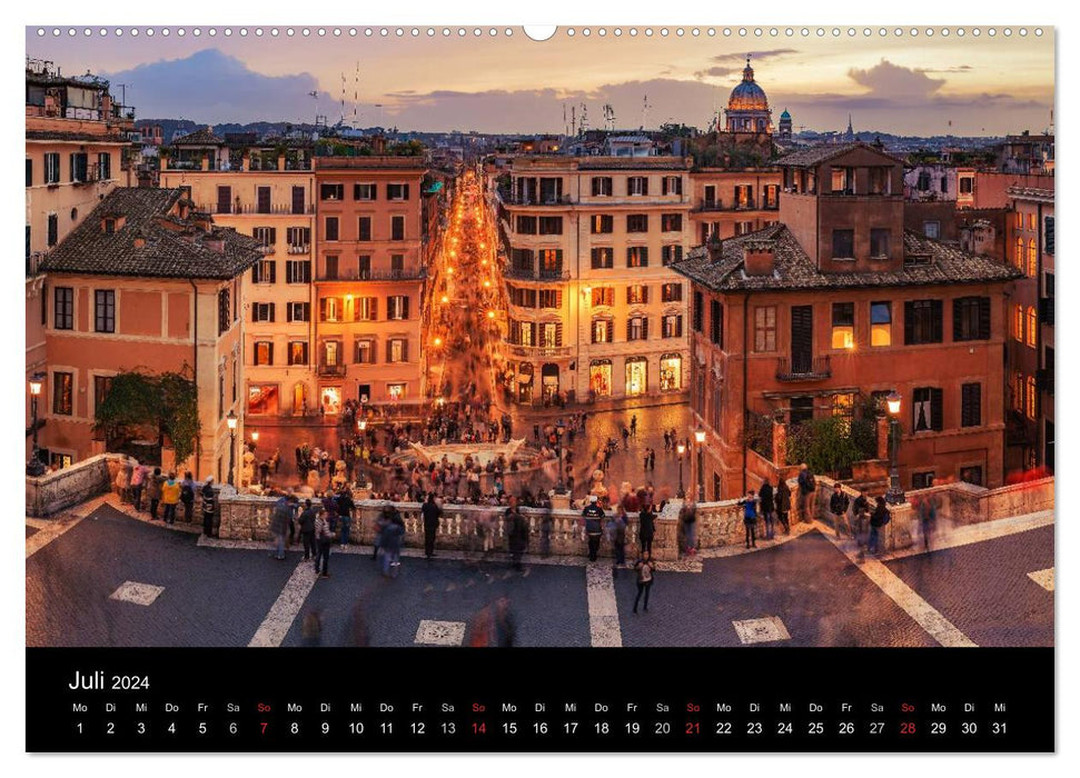 Rom - Impressionen aus der Stadt am Tiber (CALVENDO Premium Wandkalender 2024)