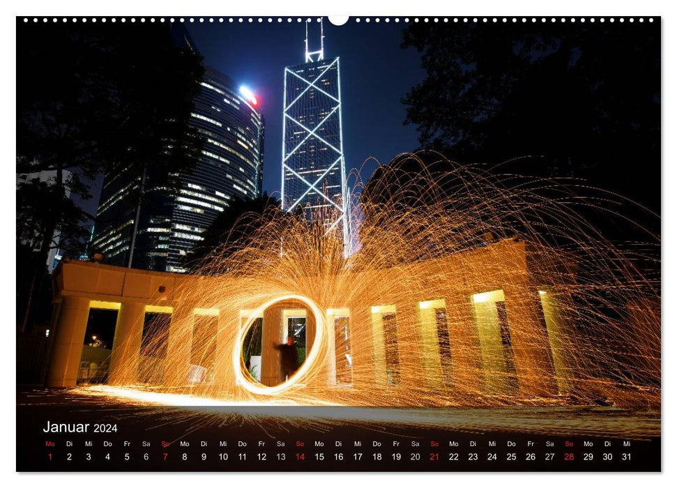 Buntes Hongkong (CALVENDO Premium Wandkalender 2024)