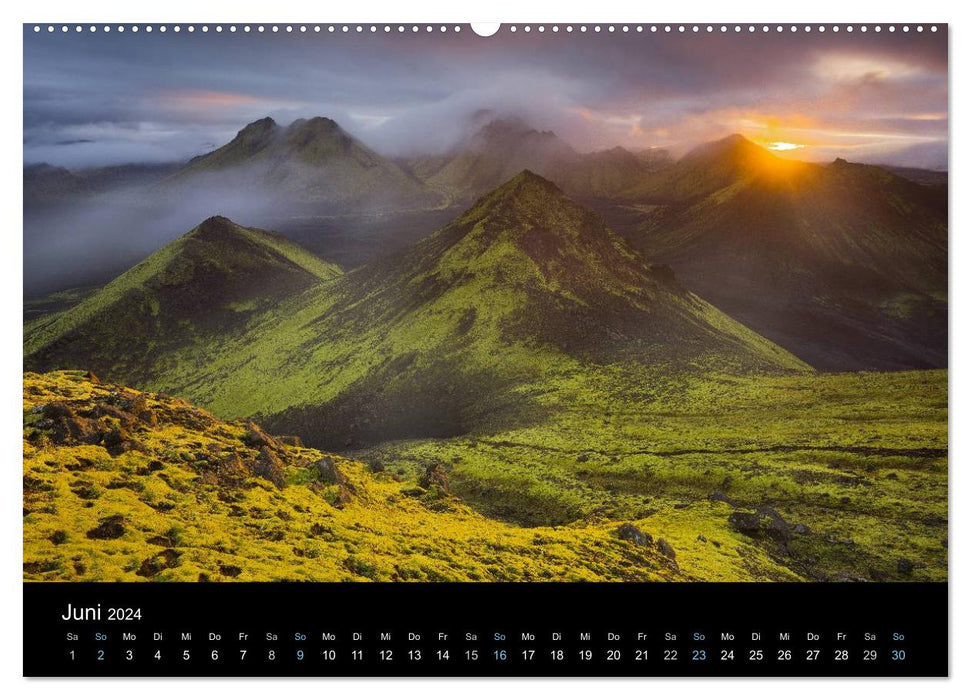 Destination de rêve Islande 2024 (Calvendo Premium Wall Calendar 2024) 