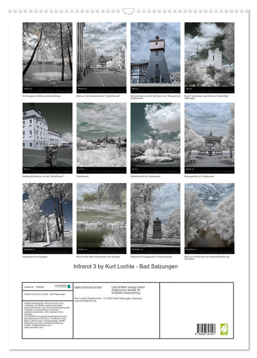 Infrarotfotografie 3 by Kurt Lochte - Bad Salzungen (CALVENDO Wandkalender 2024)