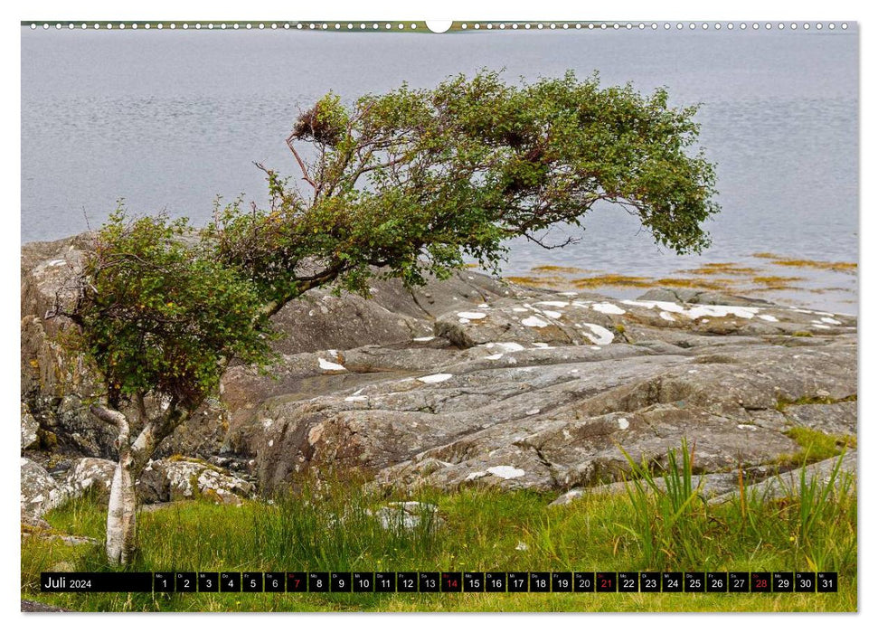 Mull, Skye, Staffa, Iona. The islands of the Inner Hebrides (CALVENDO Premium Wall Calendar 2024) 