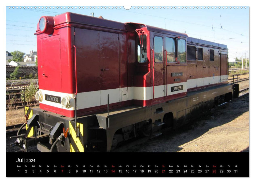Saxon Steam Railways 2024 (CALVENDO Premium Wall Calendar 2024) 