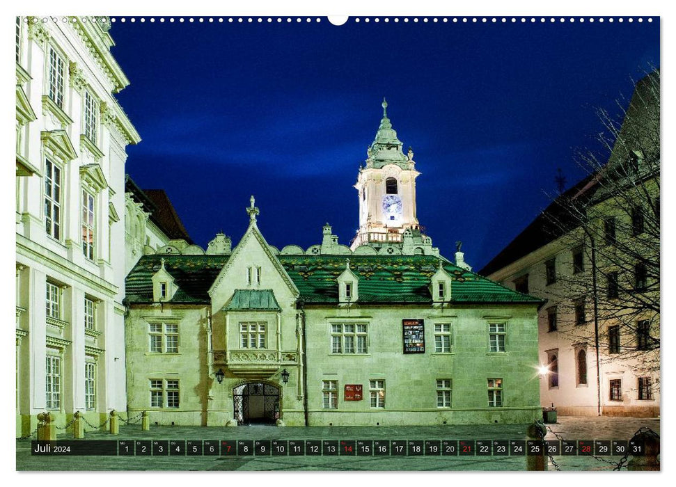 Donaumetropole Bratislava (CALVENDO Premium Wandkalender 2024)