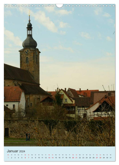 Ebern - Liebenswerte Stadt in Franken (CALVENDO Wandkalender 2024)