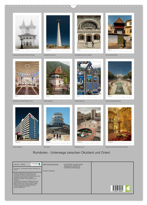 Romania - On the move between Occident and Orient (CALVENDO wall calendar 2024) 