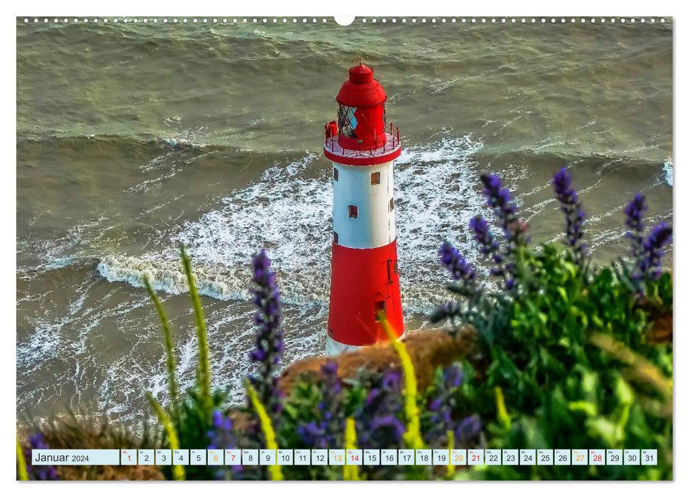 Lighthouses - maritime signposts worldwide (CALVENDO wall calendar 2024) 