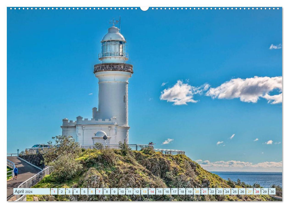 Lighthouses - maritime signposts worldwide (CALVENDO wall calendar 2024) 