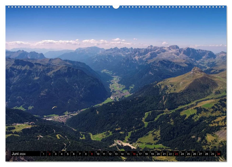 Sellagruppe - Traumhafte Ausblicke in den Dolomiten (CALVENDO Wandkalender 2024)