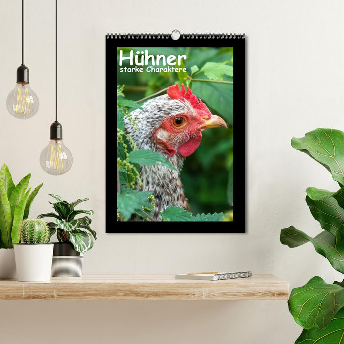 Chickens - strong characters (CALVENDO wall calendar 2024) 