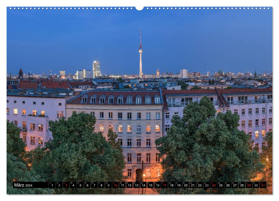 Berlin - Views of the capital (CALVENDO wall calendar 2024) 