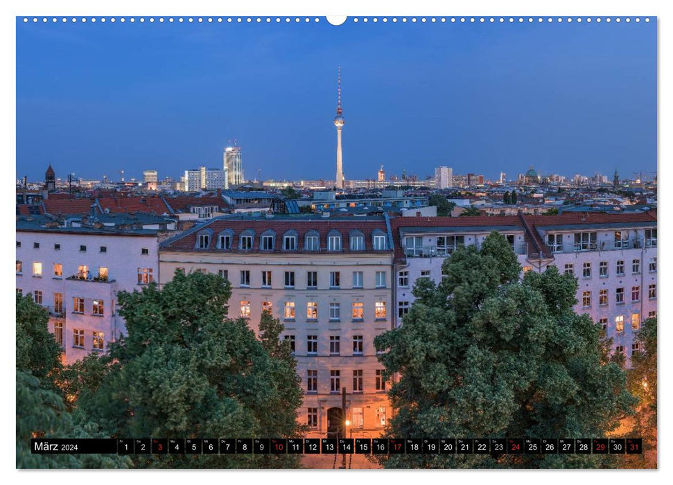 Berlin - Sichtweisen auf die Hauptstadt (CALVENDO Wandkalender 2024)