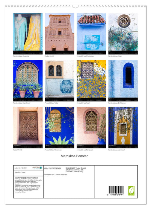 Marokkos Fenster (CALVENDO Premium Wandkalender 2024)