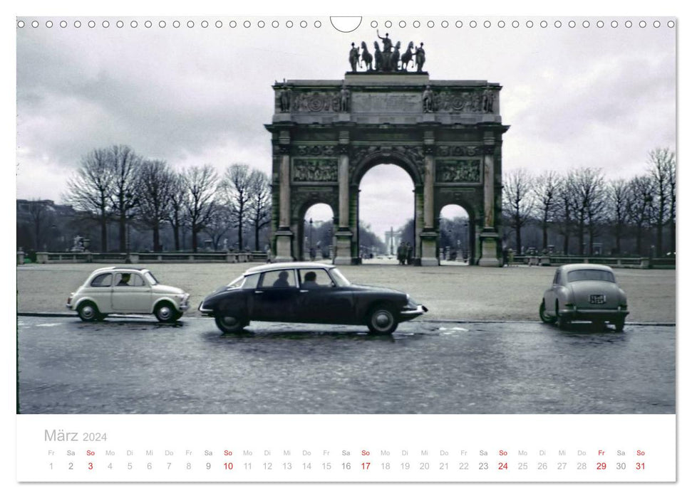Paris - Historische Ansichten (CALVENDO Wandkalender 2024)