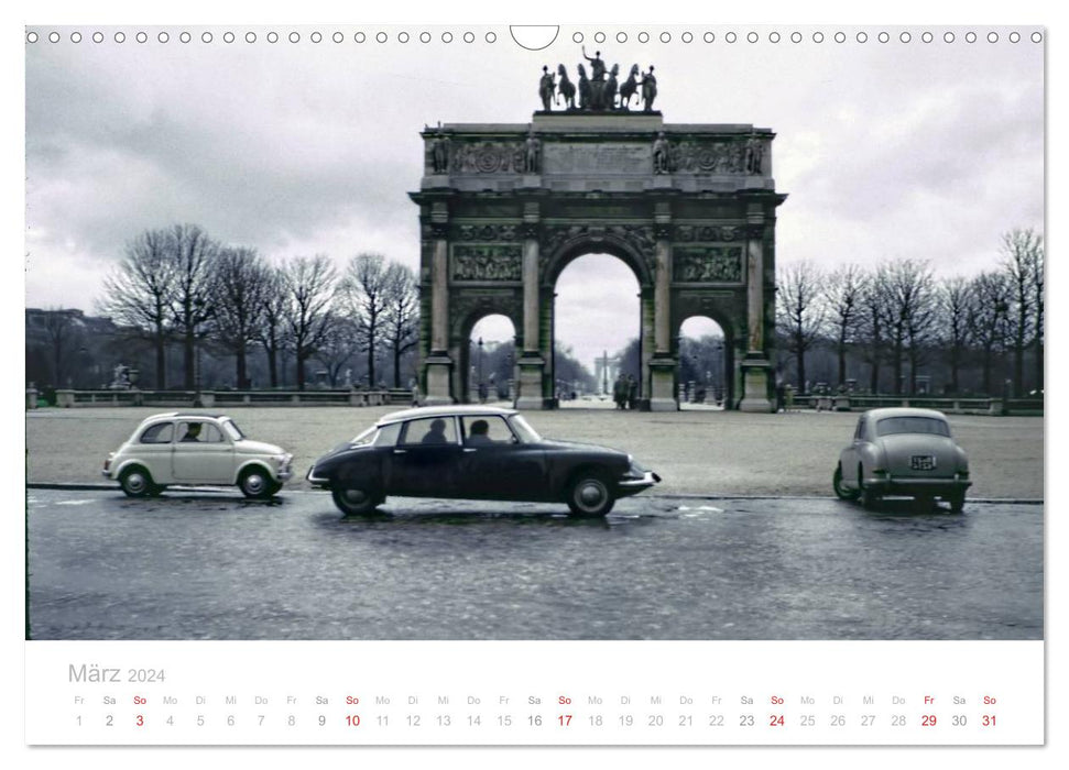 Paris – Vues historiques (Calendrier mural CALVENDO 2024) 