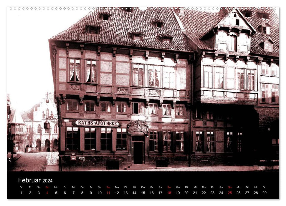 Hildesheim shop window around 1900 (CALVENDO Premium wall calendar 2024) 