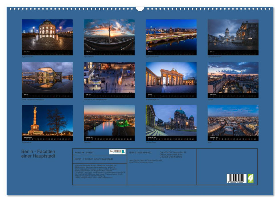 Berlin - facets of a capital (CALVENDO wall calendar 2024) 