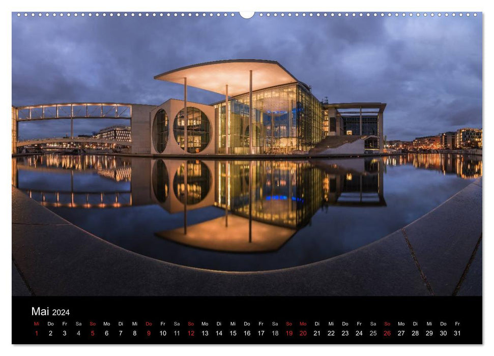 Berlin - facettes d'une capitale (calendrier mural CALVENDO 2024) 