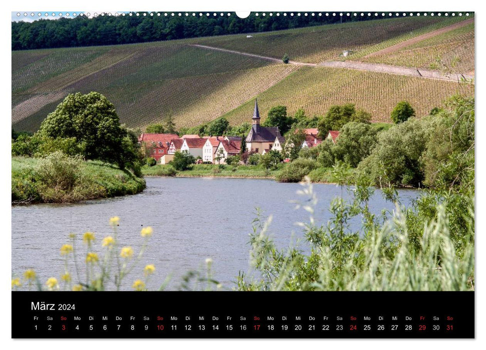 Sommerach - Perle de la boucle principale (Calvendo Premium Wall Calendar 2024) 