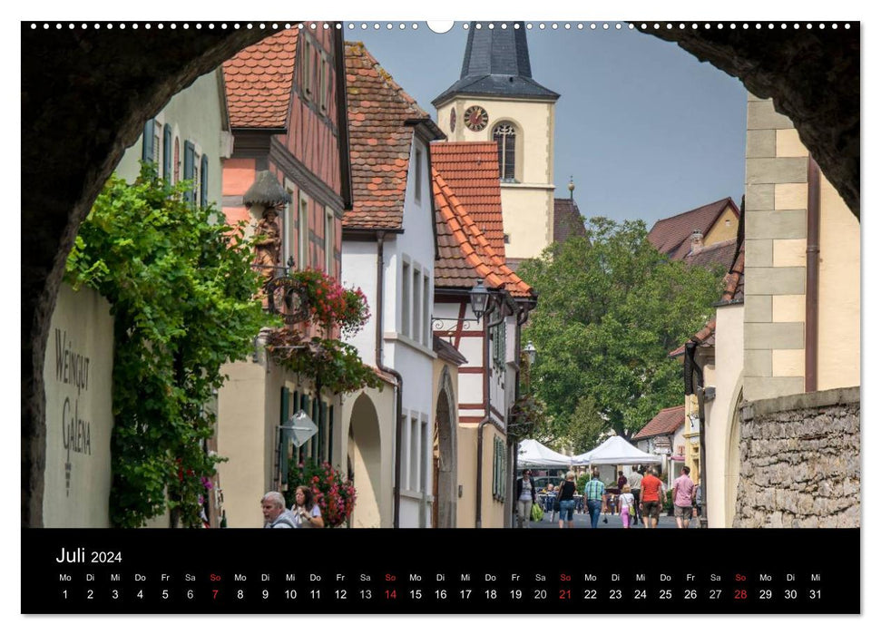 Sommerach - Pearl of the Main Loop (CALVENDO Premium Wall Calendar 2024) 