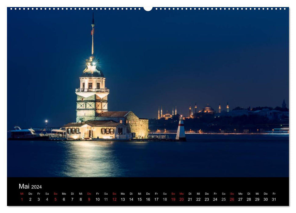 Istanbul - Stadt am Bosporus (CALVENDO Wandkalender 2024)