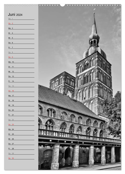 Stralsund. A touch of bygone times (CALVENDO wall calendar 2024) 