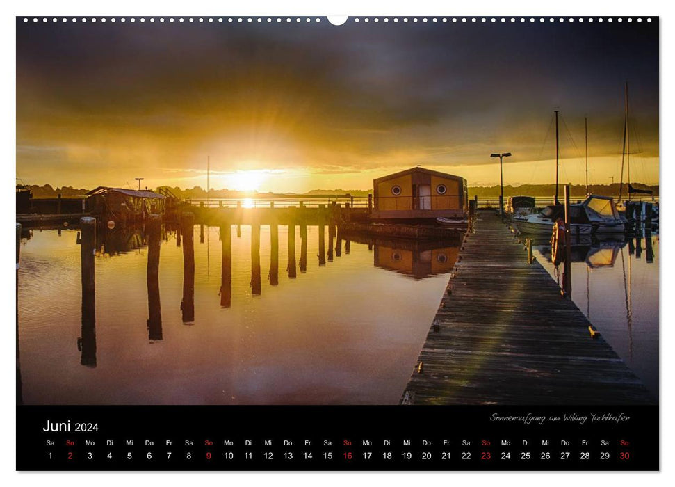 Schleswig - Schleistadt with flair (CALVENDO Premium Wall Calendar 2024) 