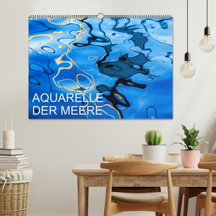 Aquarelle der Meere (CALVENDO Wandkalender 2024)
