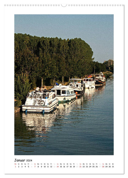 Loire - A fascinating cultural landscape (CALVENDO wall calendar 2024) 